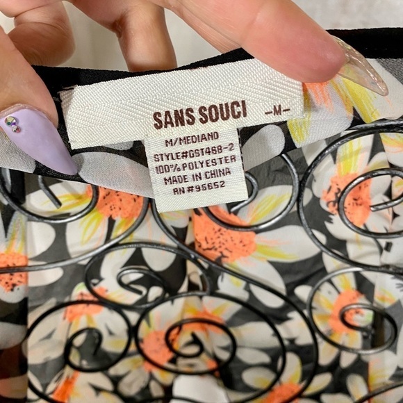 Sans Souci Daisy print Cami Size M - Picture 4 of 5